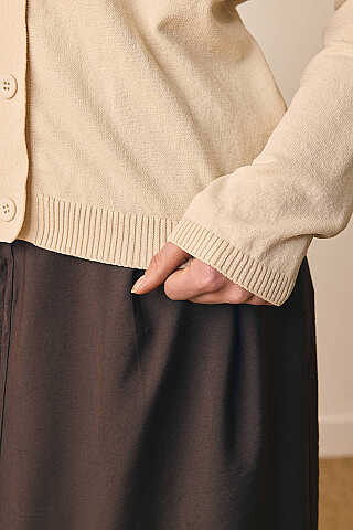 Ceket Yaka Hırka Taş - 3