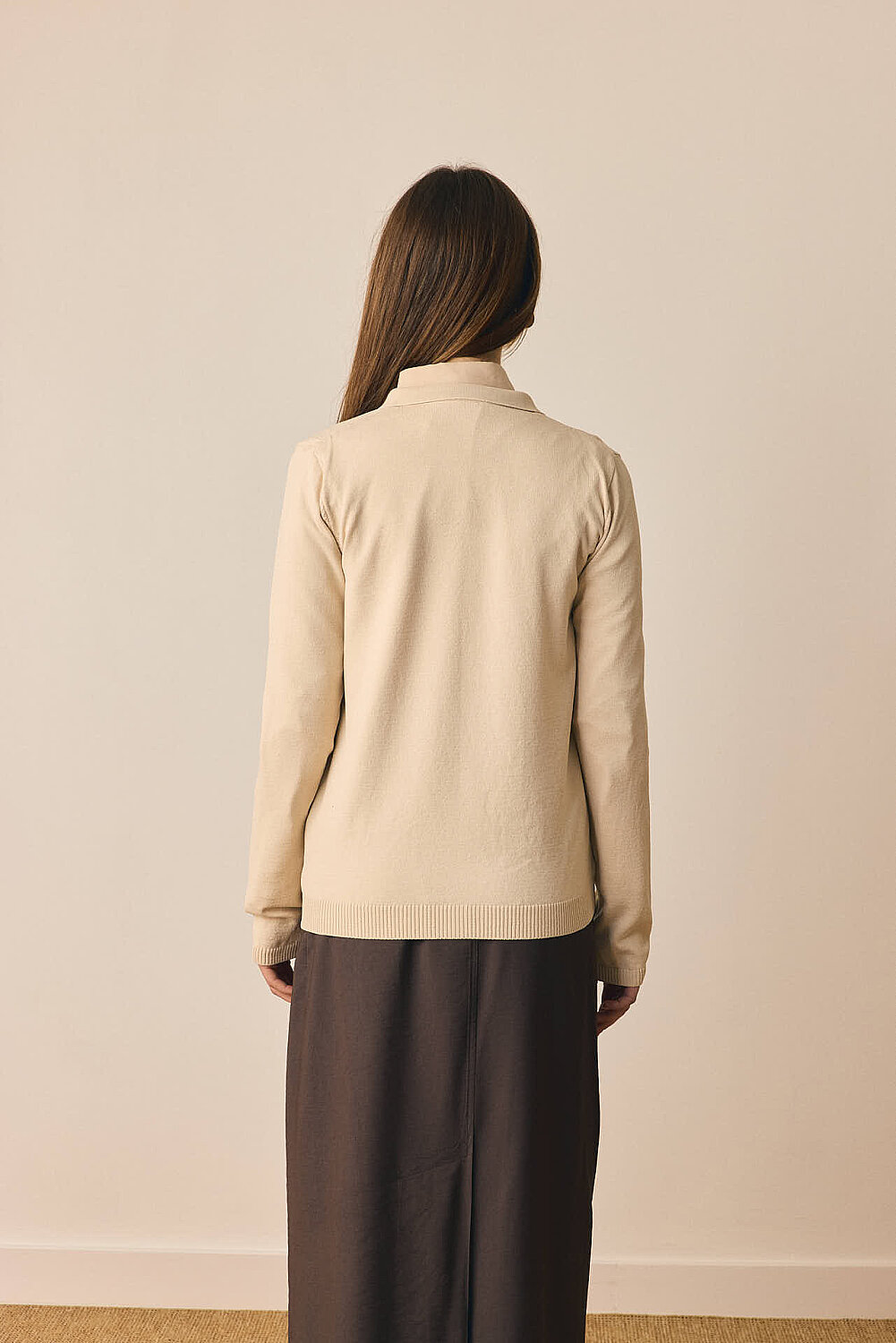 Ceket Yaka Hırka Taş - 5