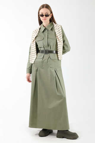 Cepli A Pile Elbise Mint - 1