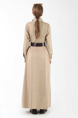 Cepli A Pile Elbise Taş - 6