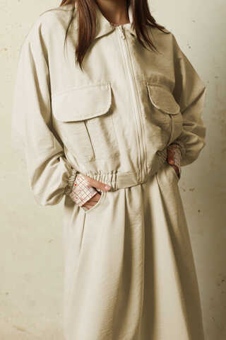 Cepli Ceket Etek Takım Taş - 5