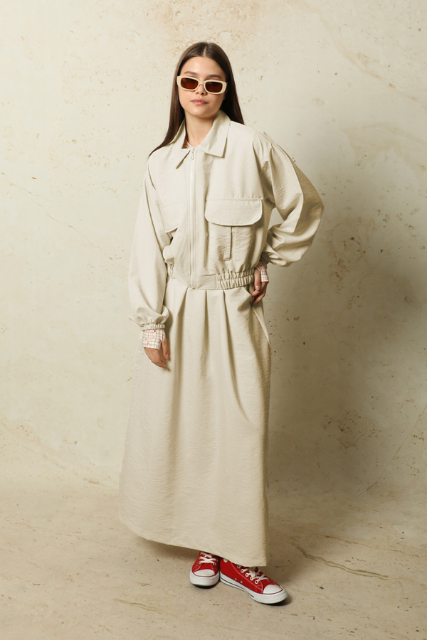 Cepli Ceket Etek Takım Taş - 1