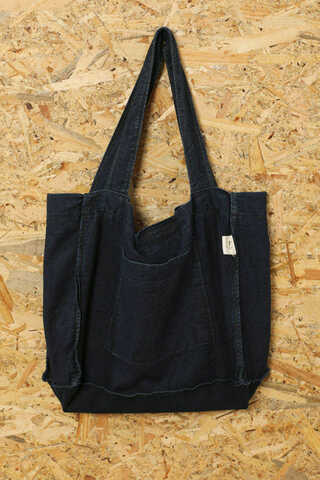 Cepli Denim Çanta Koyu Mavi - 1