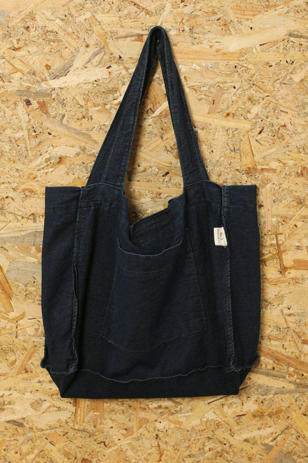 Cepli Denim Çanta Koyu Mavi - 1