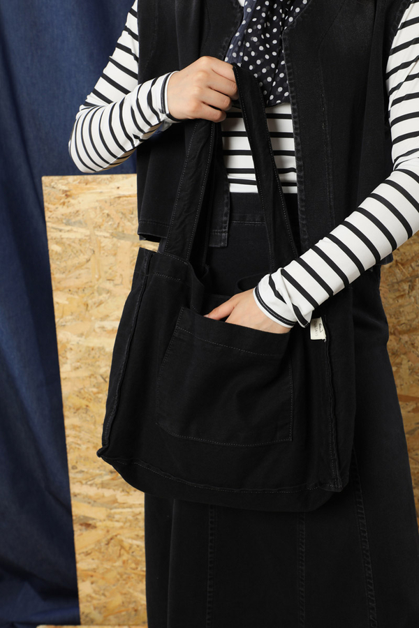 Cepli Denim Çanta Siyah - 3