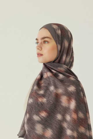 Ceylan Desen Bambu Şal Toprak - 2