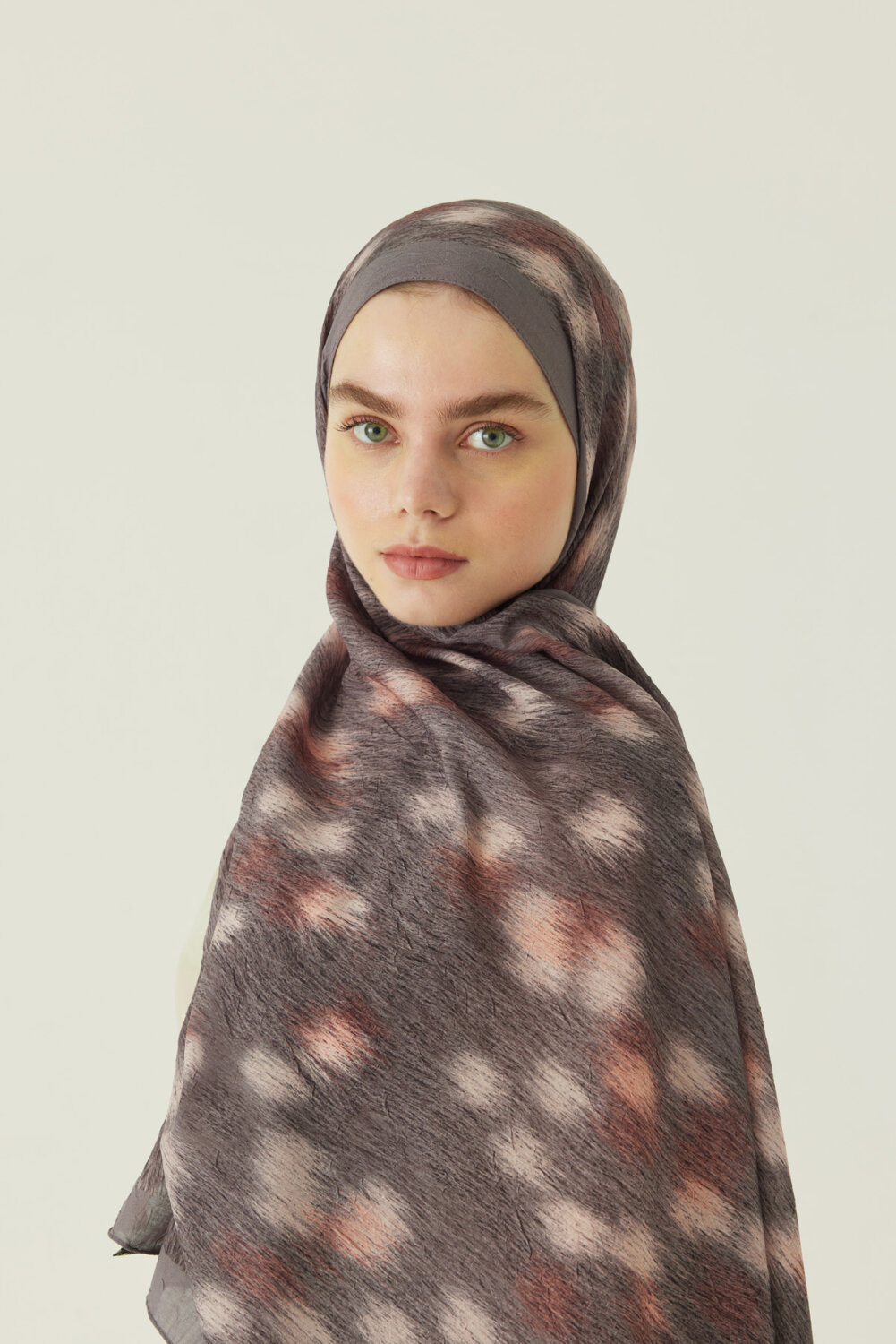 Ceylan Desen Bambu Şal Toprak 