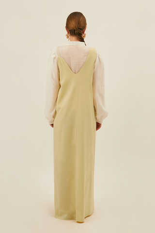 Çiçek Dantelli Jile Tereyağı Sarısı - 17