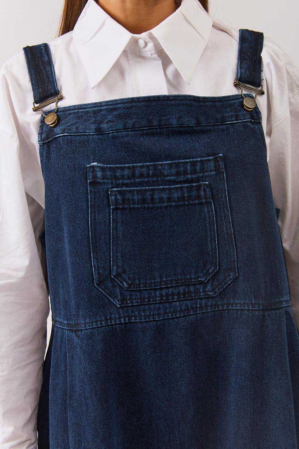 Çift Cepli Denim Jile Açık Mavi - 3