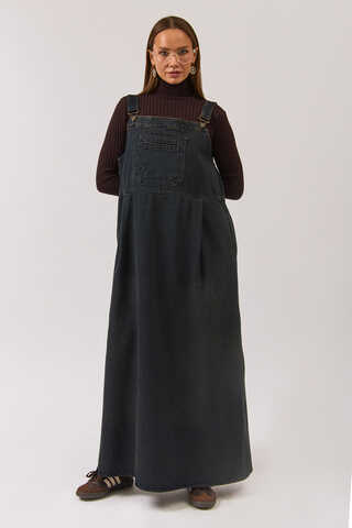 Çift Cepli Denim Jile Koyu Mavi - 8