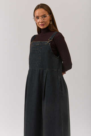 Çift Cepli Denim Jile Koyu Mavi - 11