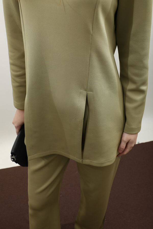 Çift Yırtmaçlı Takım Haki - 7