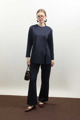 Çift Yırtmaçlı Takım Lacivert - 1