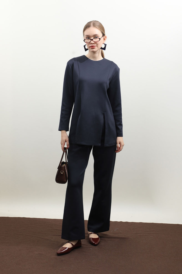 Çift Yırtmaçlı Takım Lacivert - 1