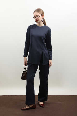 Çift Yırtmaçlı Takım Lacivert - 2