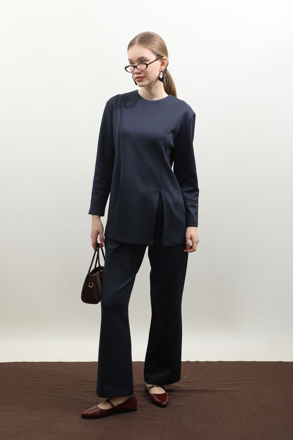 Çift Yırtmaçlı Takım Lacivert - 2