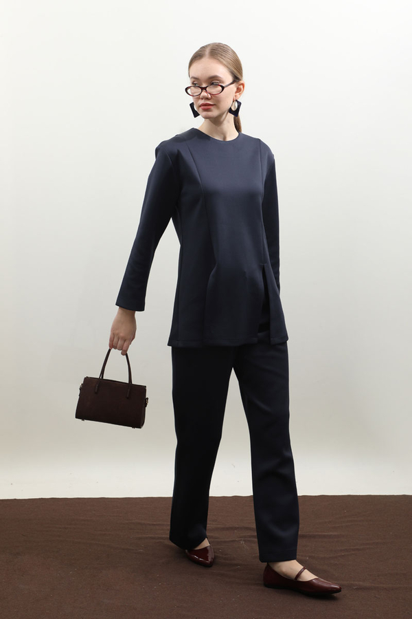 Çift Yırtmaçlı Takım Lacivert - 3