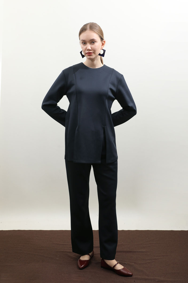 Çift Yırtmaçlı Takım Lacivert - 4