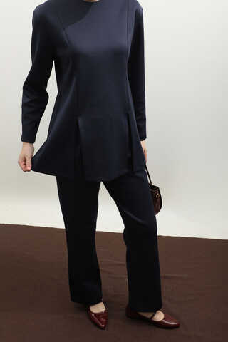 Çift Yırtmaçlı Takım Lacivert - 6