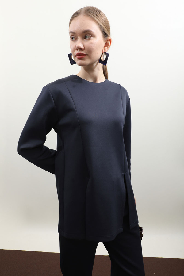 Çift Yırtmaçlı Takım Lacivert - 7