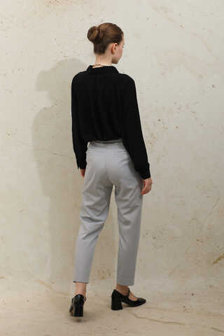 Cigarette Pantolon Gri - 6