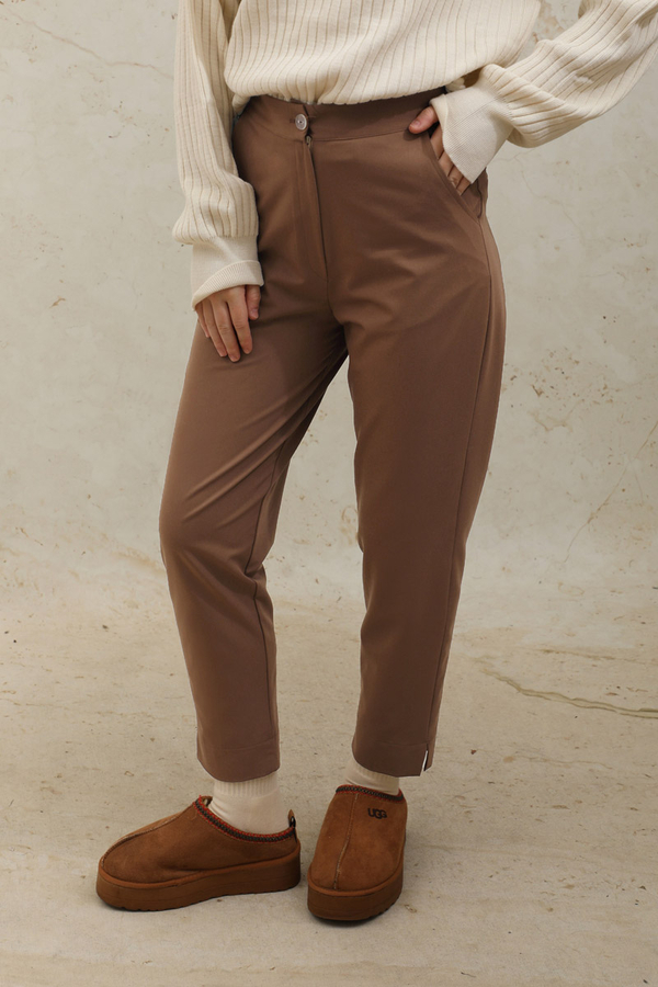 Cigarette Pantolon Kahve - 2