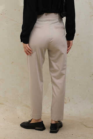 Cigarette Trousers Stone - 7