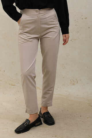 Cigarette Trousers Stone - 4