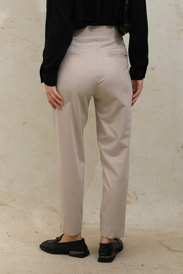 Cigarette Trousers Stone - 7