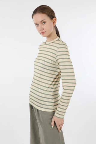 Çizgili Body Mint - 1