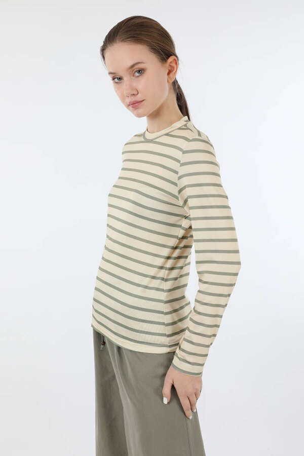 Çizgili Body Mint - 1