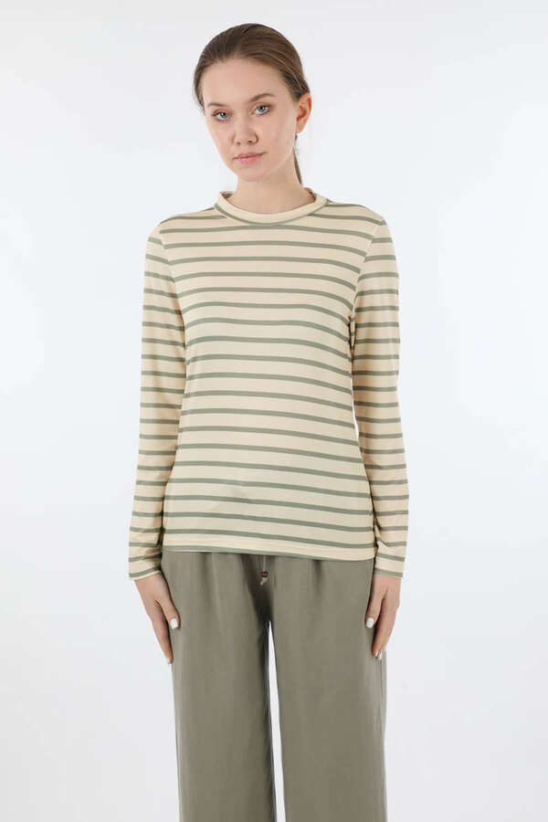 Çizgili Body Mint - 5