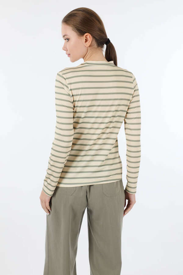 Çizgili Body Mint - 6