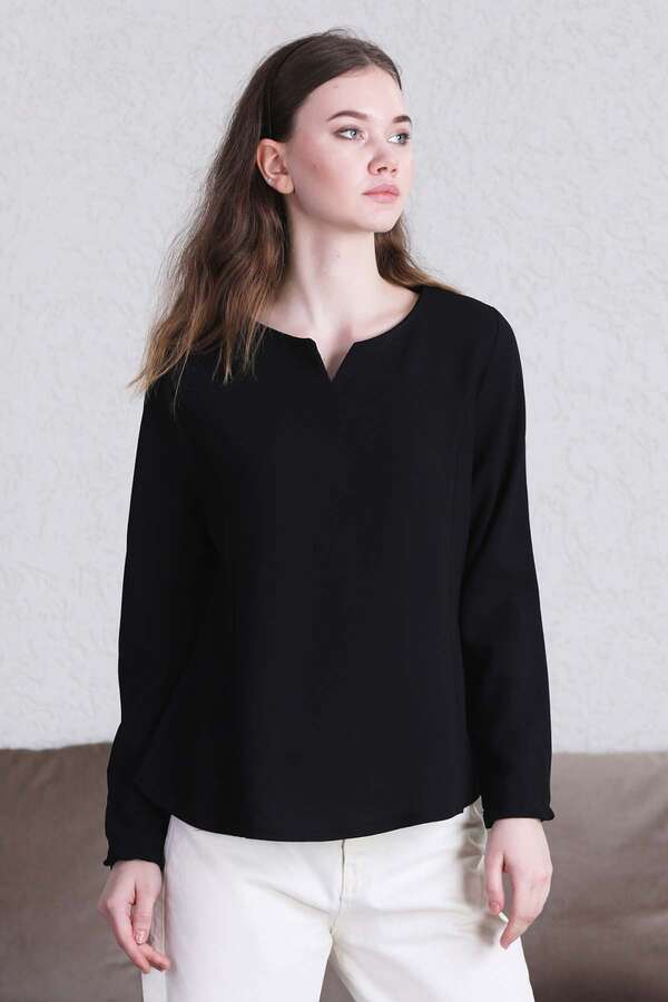 Classic Blouse Black - 2