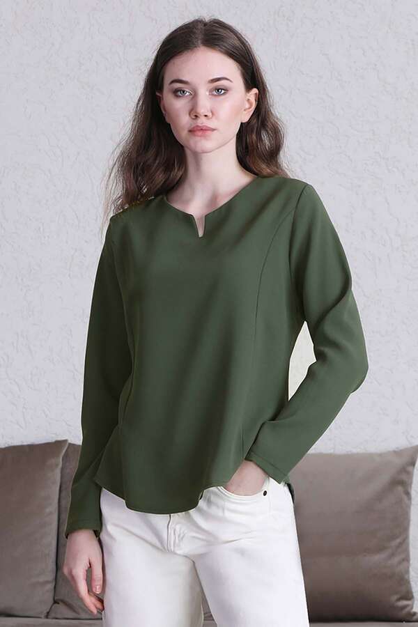 Classic Blouse Green - 1