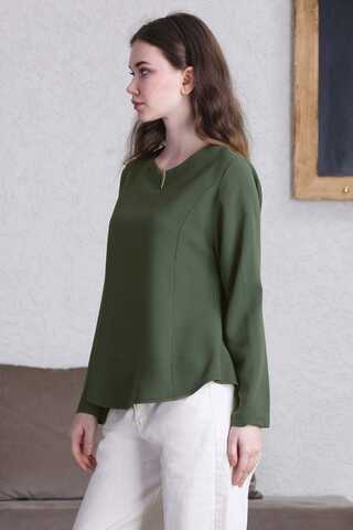 Classic Blouse Green - 2