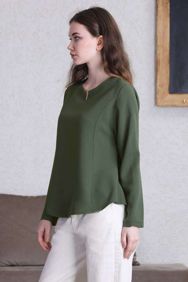 Classic Blouse Green - 2