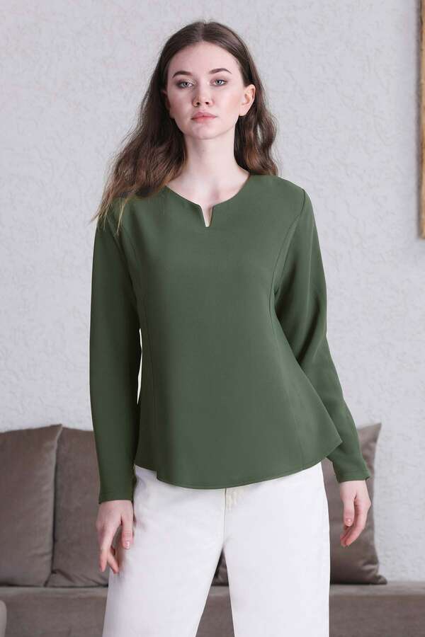 Classic Blouse Green - 3