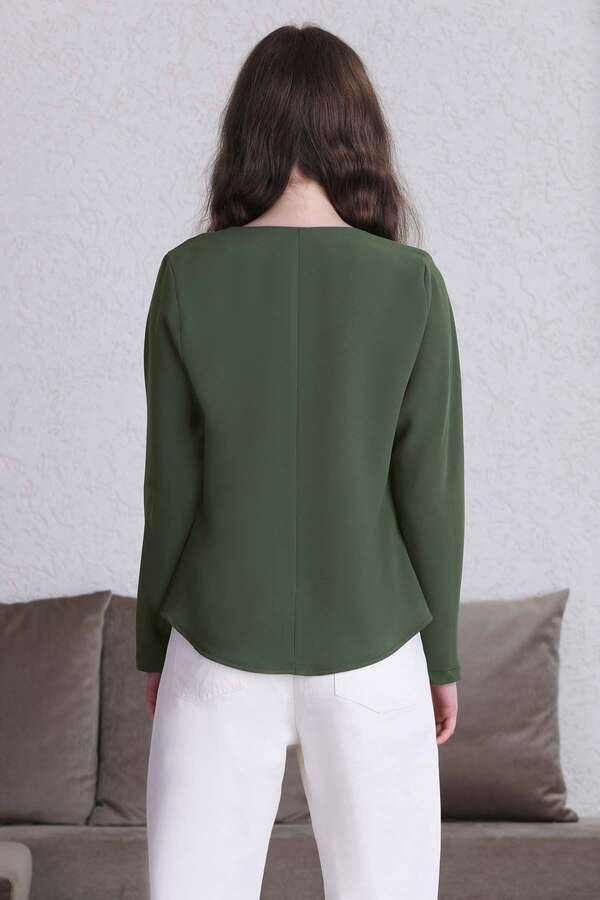 Classic Blouse Green - 4