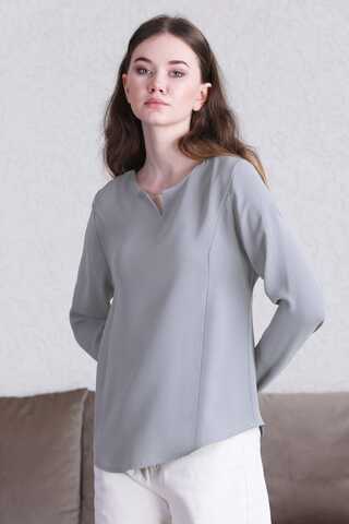 Classic Blouse Grey - 4