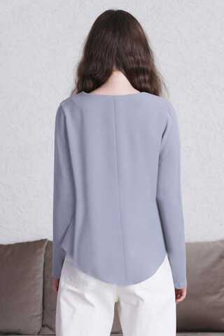 Classic Blouse Grey - 5