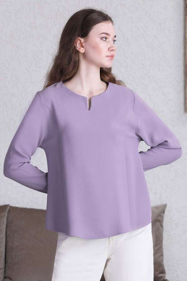 Classic Blouse Lilac - 2