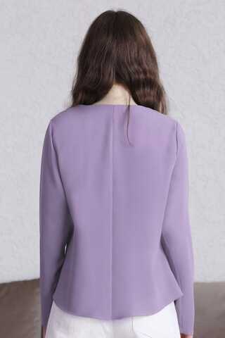 Classic Blouse Lilac - 4