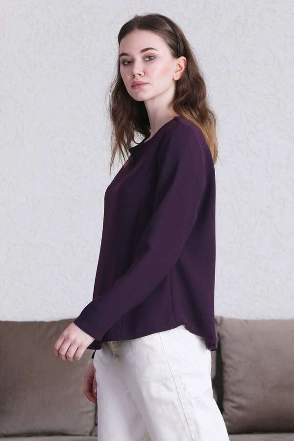 Classic Blouse Purple - 2