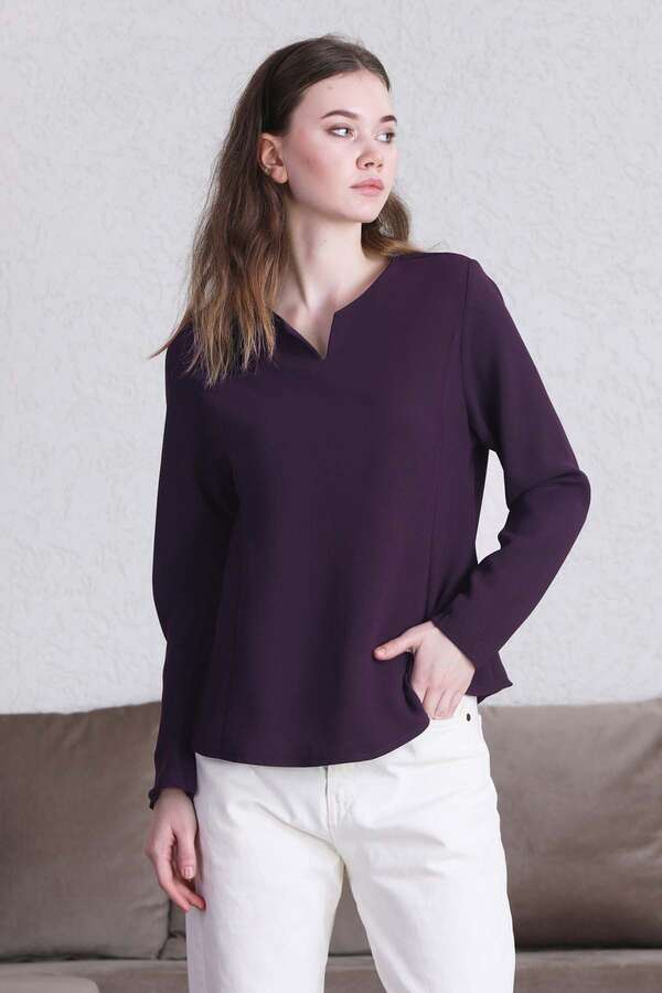 Classic Blouse Purple - 3