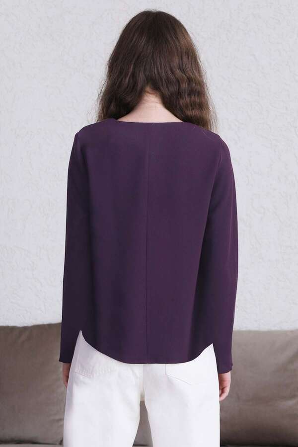 Classic Blouse Purple - 6