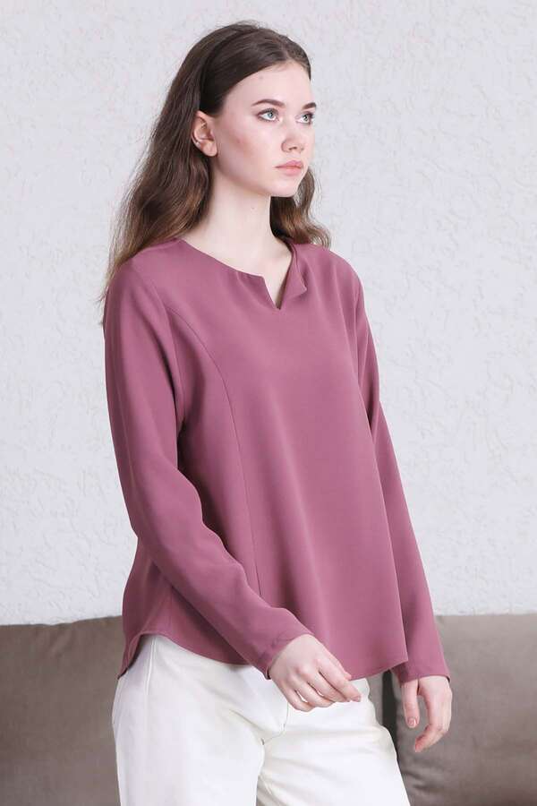 Classic Blouse Dried Rose - 2