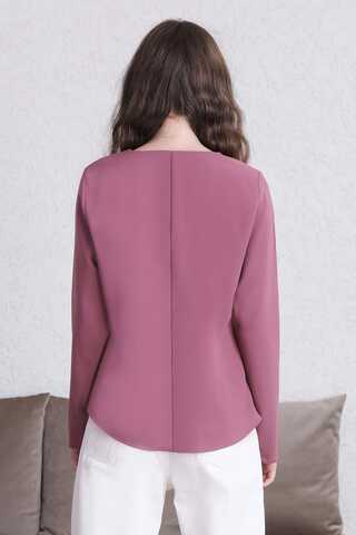 Classic Blouse Dried Rose - 4