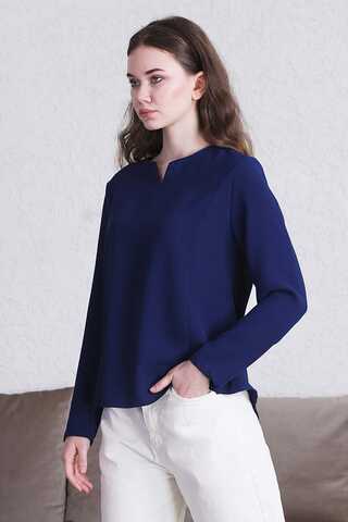 Classic Blouse Sax - 2