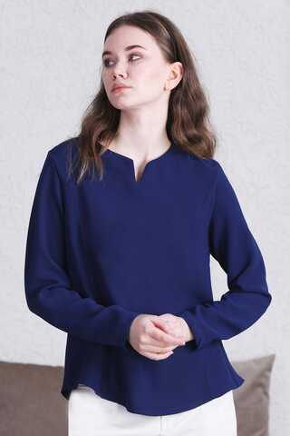 Classic Blouse Sax - 4
